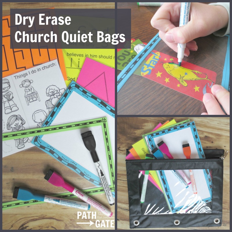 Dry Erase Church Quiet Bags fea