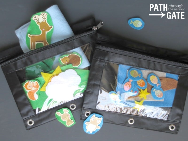 If you are looking for simple ways to keep toddlers quiet in public places, these Church Quiet Bags are the perfect solution! Best part? You can make them, stick them in a diaper bag or purse, and forget them until you need them.|Path Through the Narrow Gate