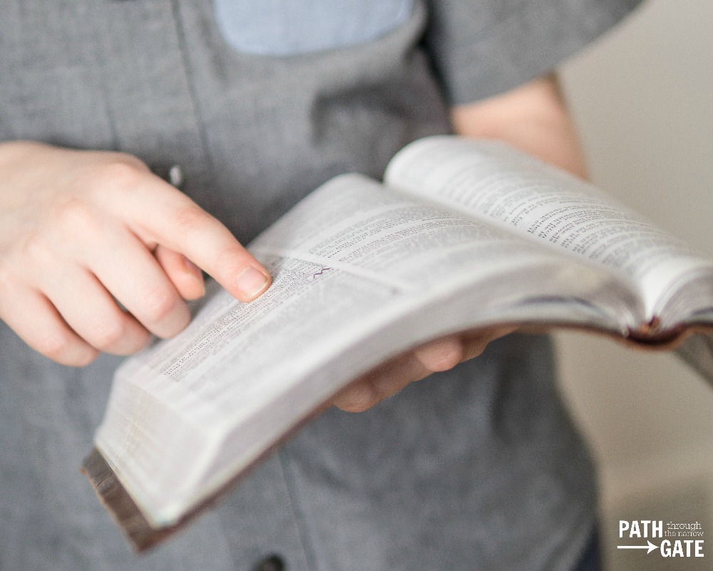 boy with bible