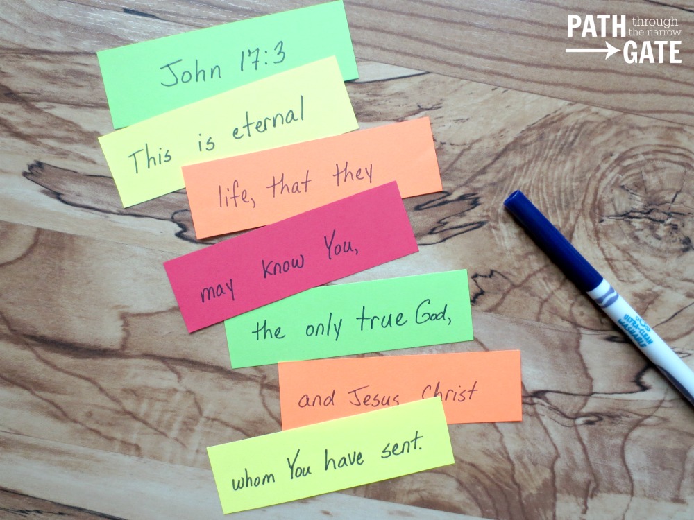 Here's a fun Bible verse craft perfect for encouraging kids to memorize Bible verses at home, in Sunday school, or during Awana.