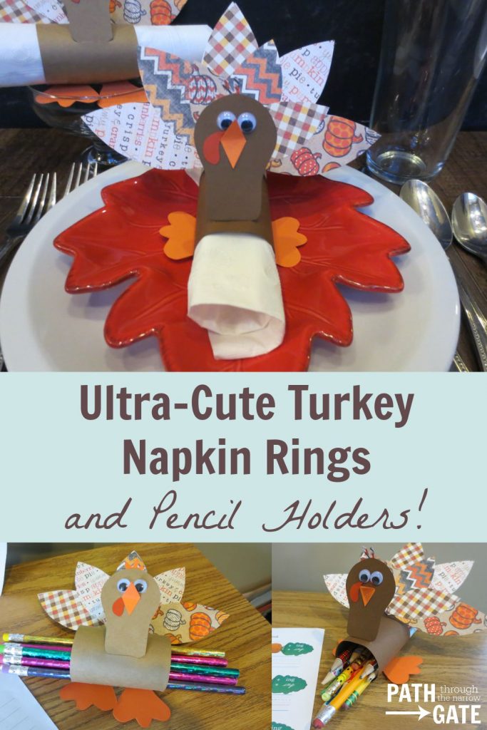 Are you looking for an inexpensive, fun way to dress up your Thanksgiving table? How about an adorable Thanksgiving craft for kids? Look no further than these adorable Turkey Napkin Holders.