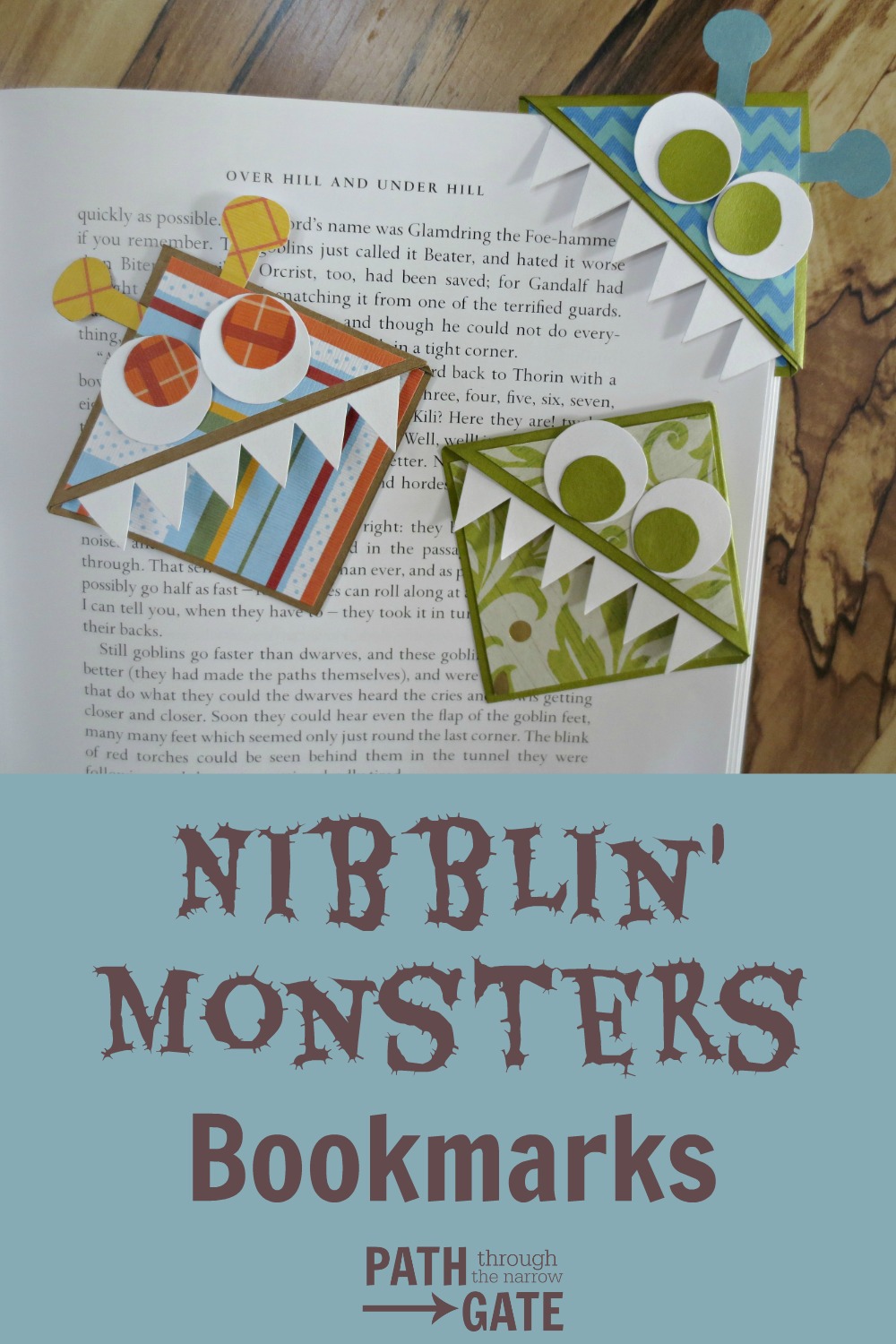 Do you have a hard time finding your place in your book? Are you always short on good bookmarks? These adorable Nibblin' Monsters Bookmarks are fun to make and fun to use! Try them today!