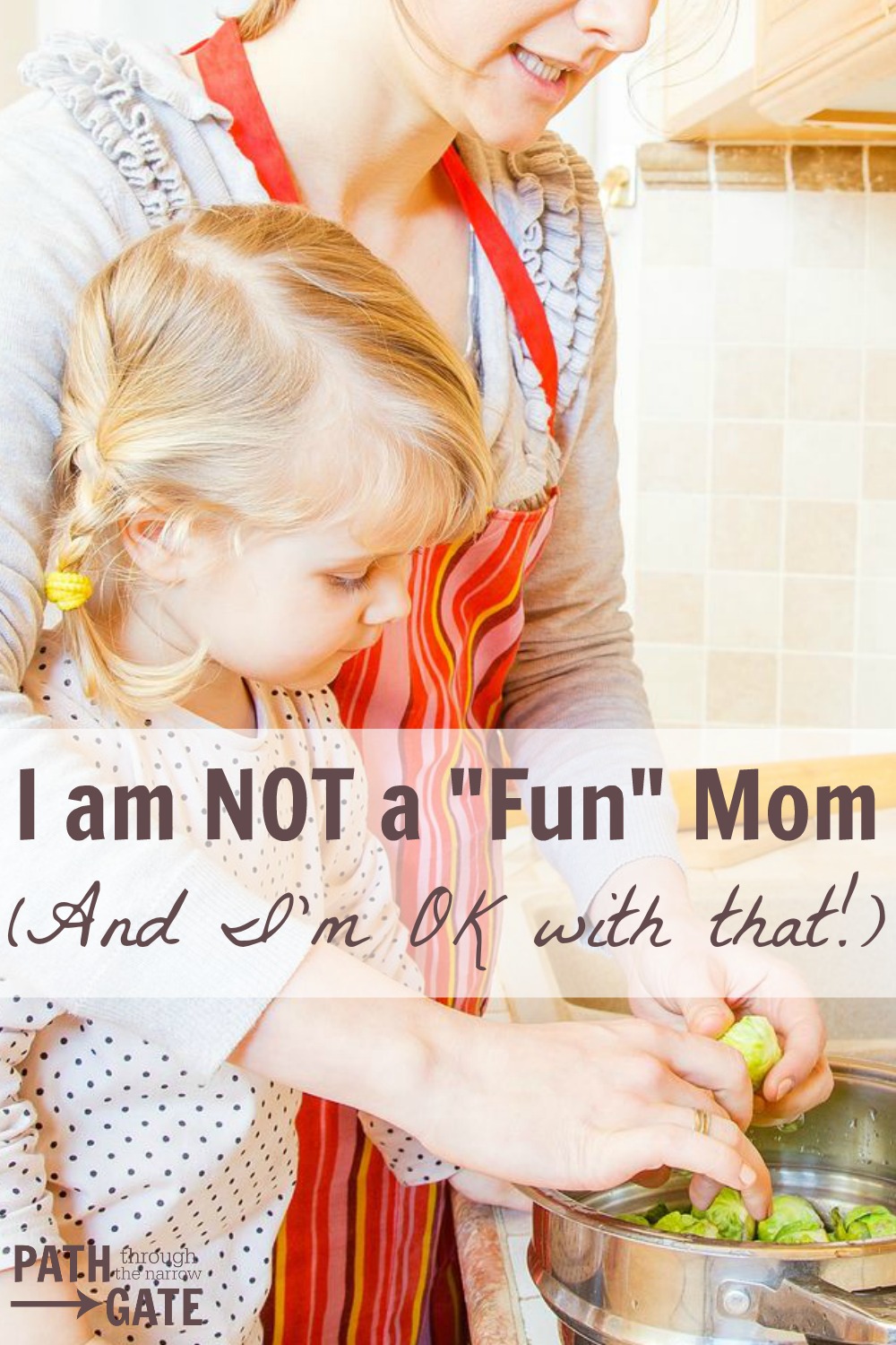 Do you feel like a failure because you don't measure up to your own expectations for being a "fun" mom? Let's stop measuring our value as parents with the yard stick of "fun" experiences. You don't have to be a fun mom to be a good mom!