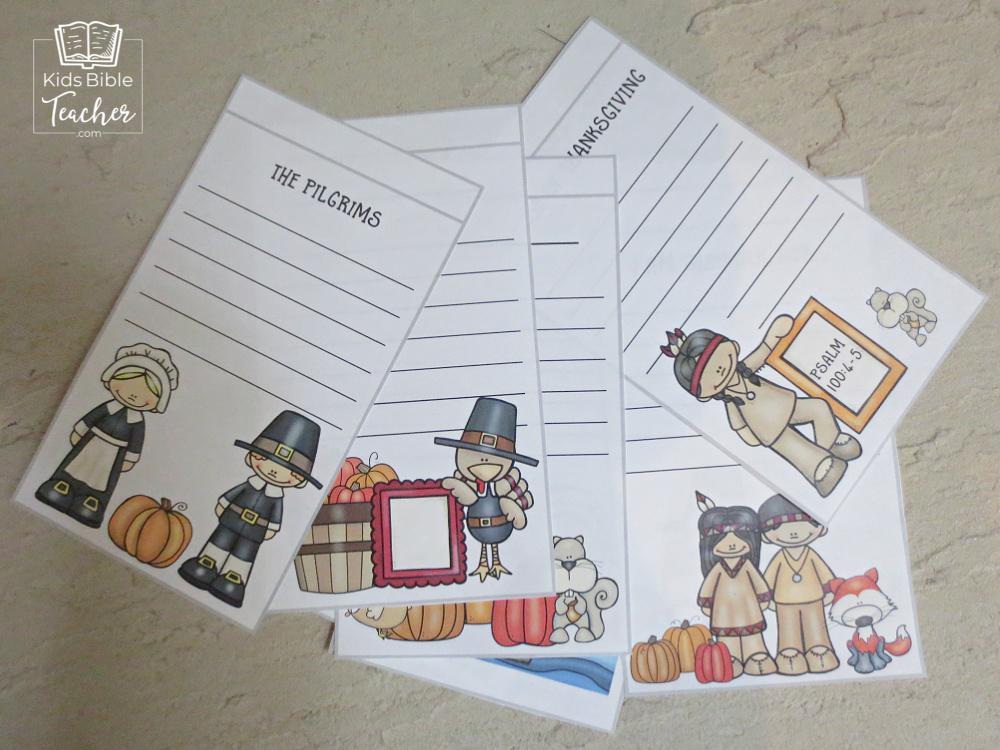Teach your kids what Thanksgiving is all about with this fun free printable educational Thanksgiving notebook activity, for home or class!
