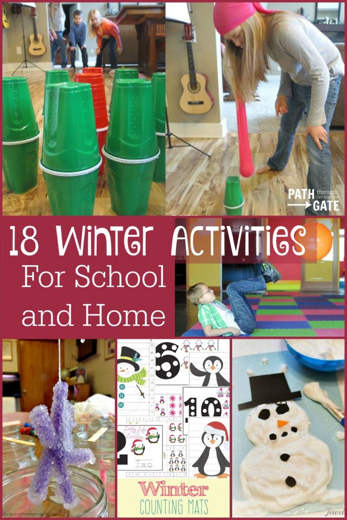 You don't have to dread the long winter months! Check out this list of fun winter activities including crafts, science, and active play ideas.