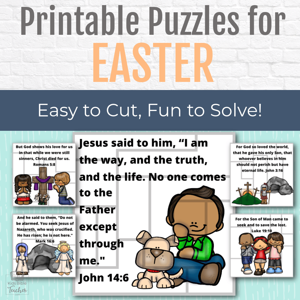 These Easter puzzles are easy to cut and fun to solve! Use them for a class craft, hide the pieces around your classroom or yard for an Easter hunt, or slip the pieces into your kids' lunch box for a fun surprise!