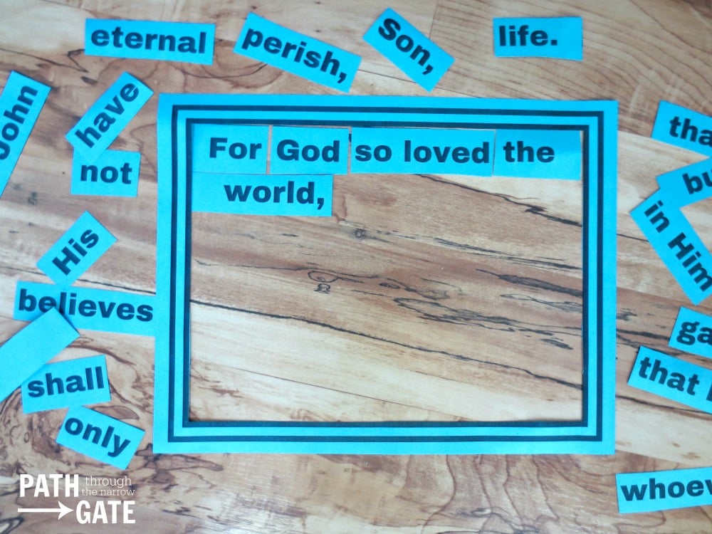 12 Seriously Fun Bible Memory Verse Games (Perfect for home or classroom use!)|Path Through the Narrow Gate