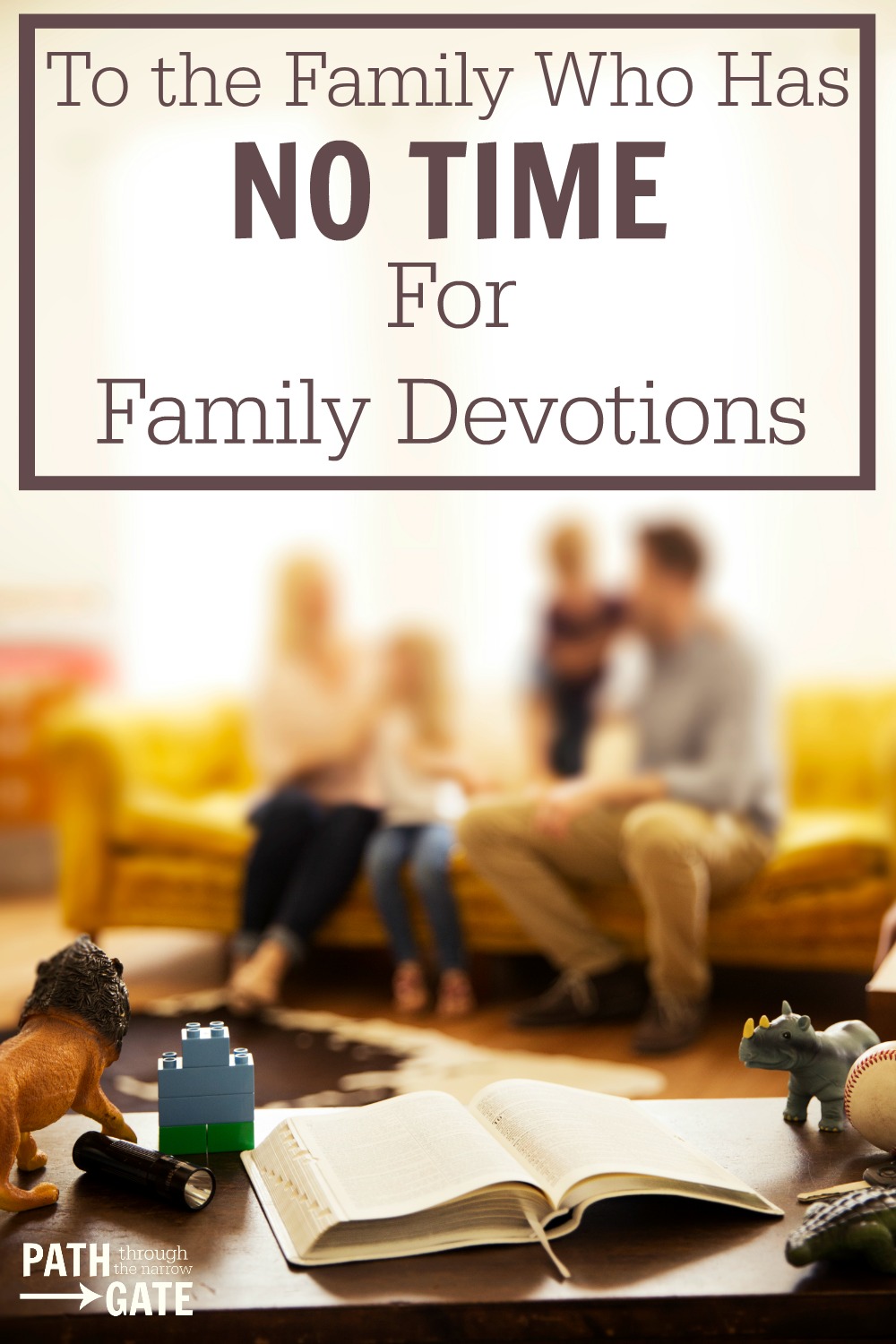 Do you feel like you have no time for family devotions? Family devotions doesn't have to take a lot of time, especially when you follow these 5 easy steps.| Path Through the Narrow Gate.com