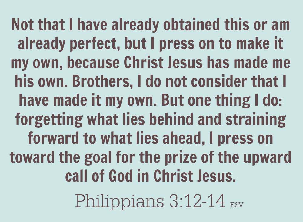 Philippians 3 12-14