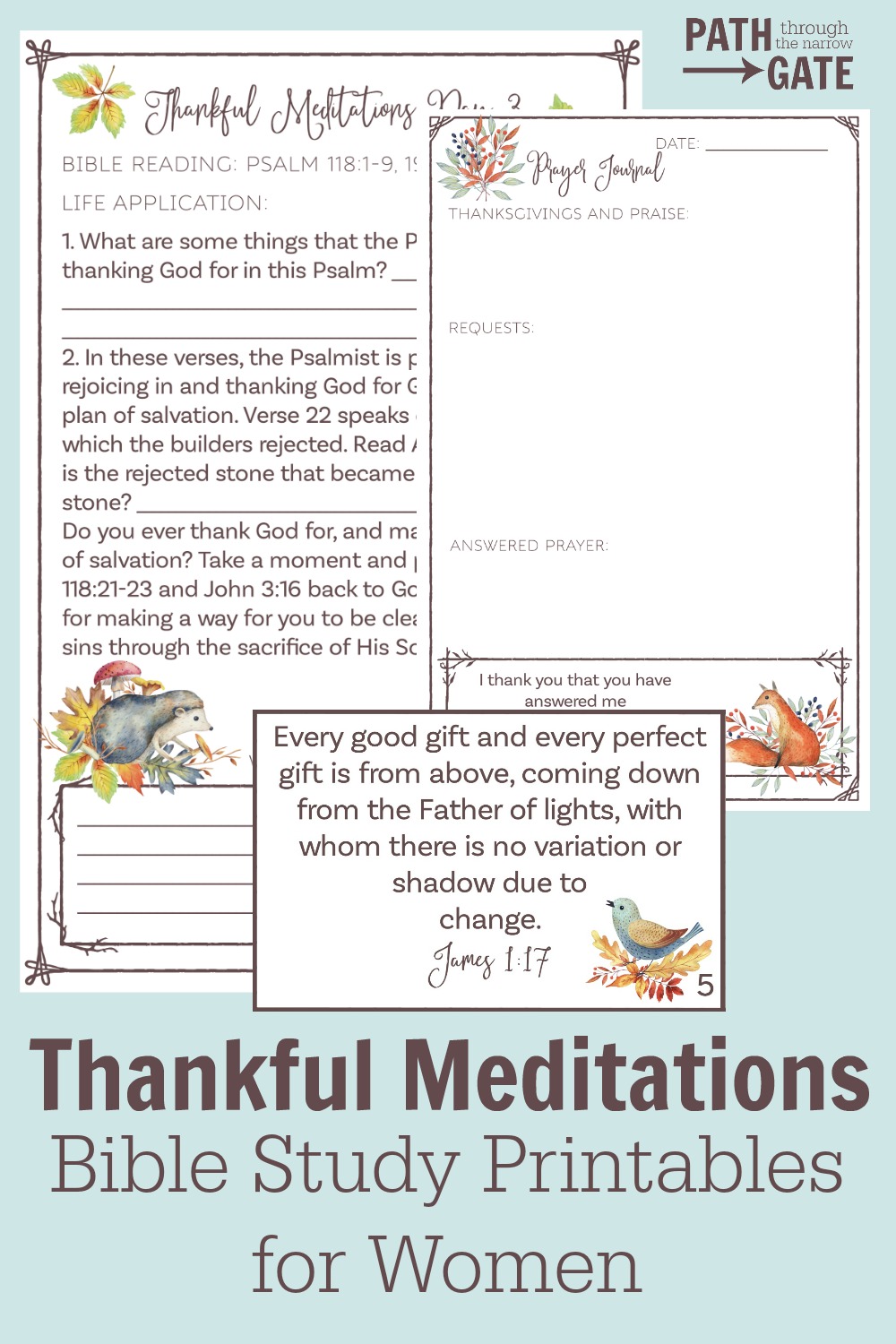 Do you long to pause and give God the worship and thanks He so richly deserves? This Thankful Meditations Bible Study Pack will help you do just that!