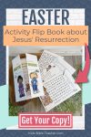 Easter Activity Notebook for kids with Easter Bible verses - Easter Bible Craft