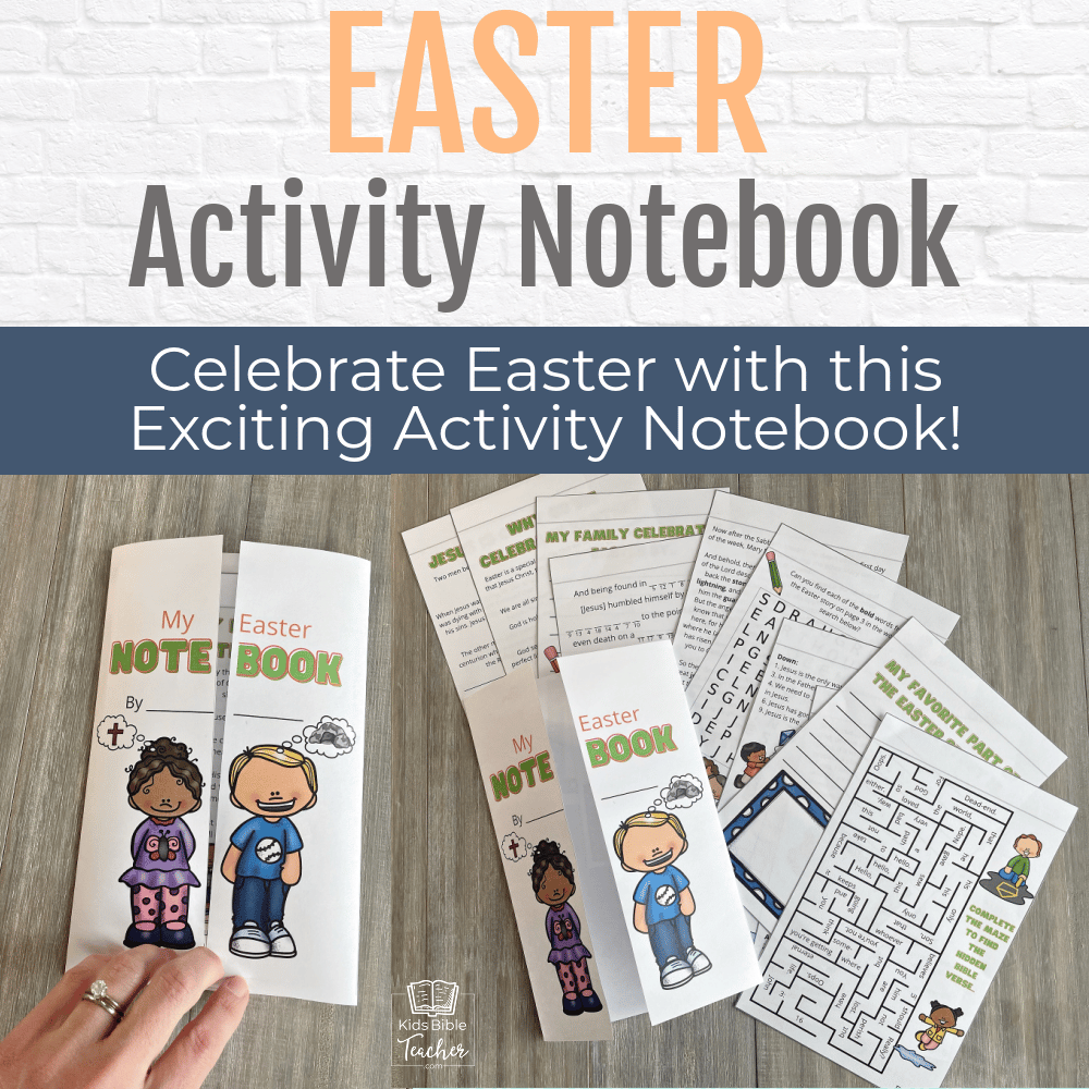 My Easter Notebook - Kids Bible Teacher