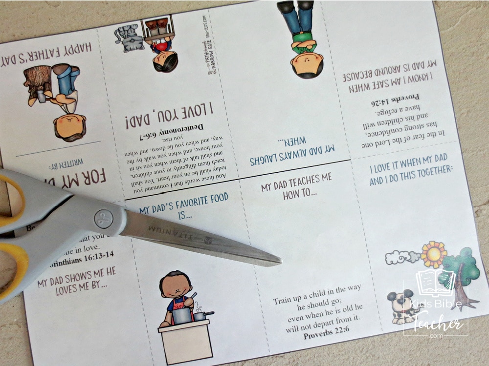 Help your kids celebrate Father's Day with this adorable and super-easy-to-make printable father's day card - perfect for home or classroom use!