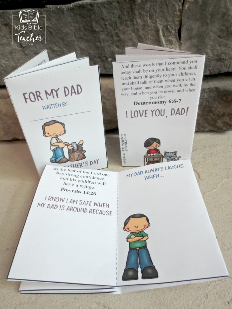 Help your kids celebrate Father's Day with this adorable and super-easy-to-make printable father's day card - perfect for home or classroom use!