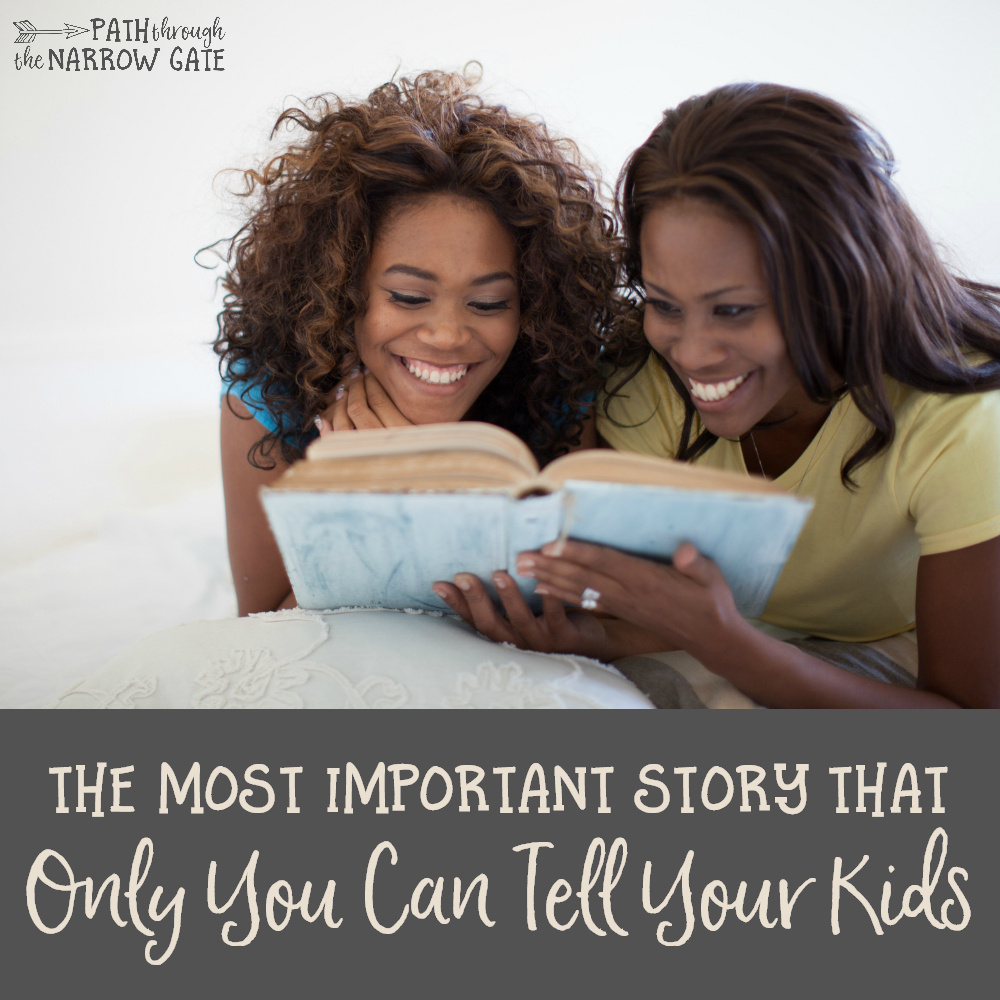 There's a story that many Christians parents never think to tell their kids. Have you shared your testimony with your kids?