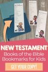 Free printable New Testament Books of the Bible Bookmarks for Kids