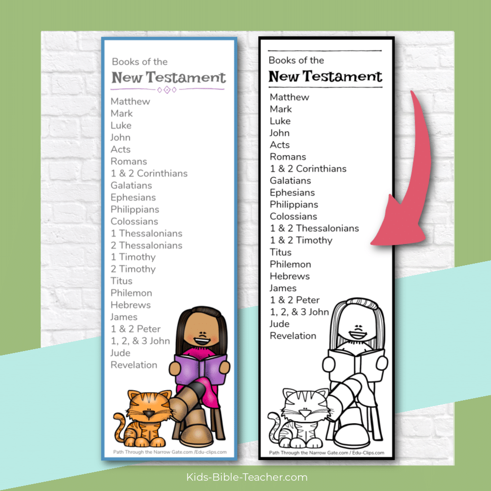 Free New Testament Printable Bookmarks for Kids