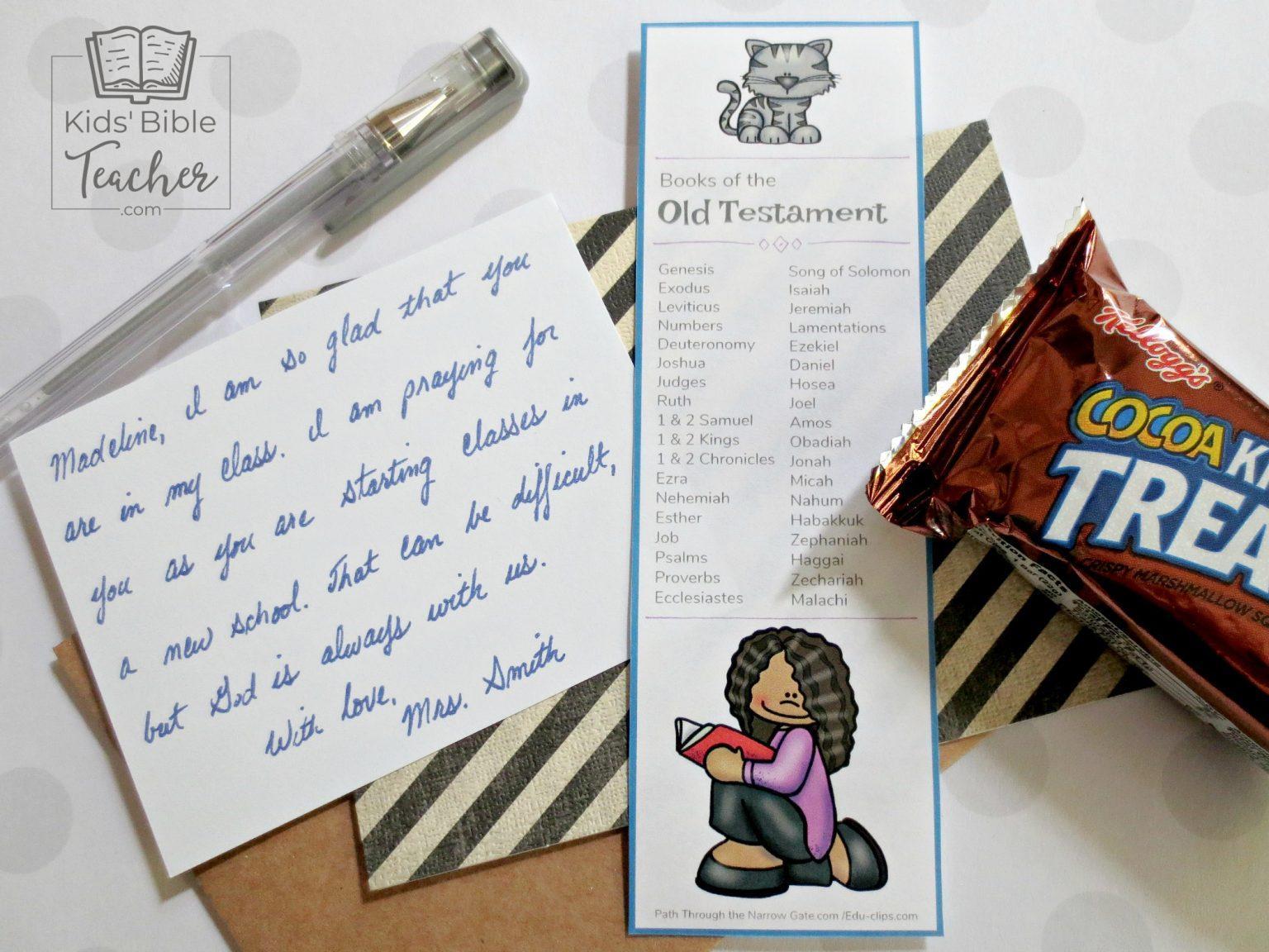 Old Testament Bible Bookmarks - Kids Bible Teacher