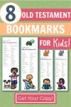 Old Testament Bookmarks for Kids with Books of the Bible Old Testament