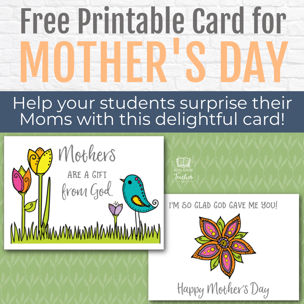 Help your kids show their moms how thankful they are for all of their hard work and love with this super-sweet printable Mother's Day card. Kids love giving gifts to their moms. This printable Mother's Day card is simple to cut out and color and makes a gift that moms will cherish for many years.