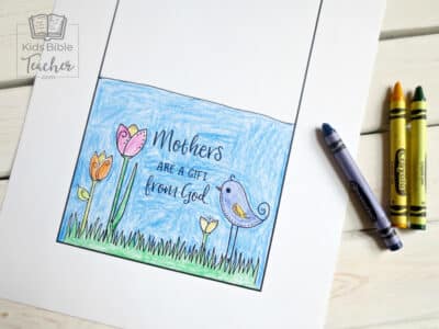 Printable Mother's Day Card - Kids Bible Teacher