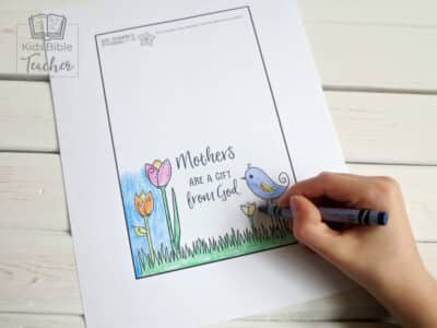 Printable Mother's Day Card - Kids Bible Teacher