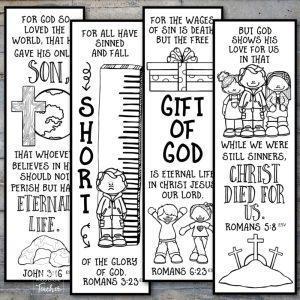 Printable Salvation Bookmarks - Kids Bible Teacher