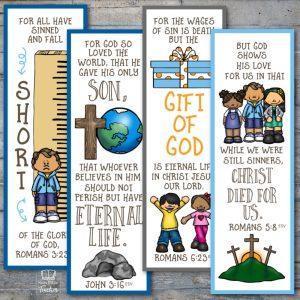 Printable Salvation Bookmarks - Kids Bible Teacher