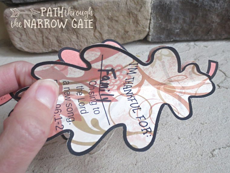 Thankful Leaves Bible Verse Craft - Kids Bible Teacher