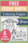 Free Printable Jesus Birth Christmas Coloring Pages for Kids with Wisemen Matthew 2:2