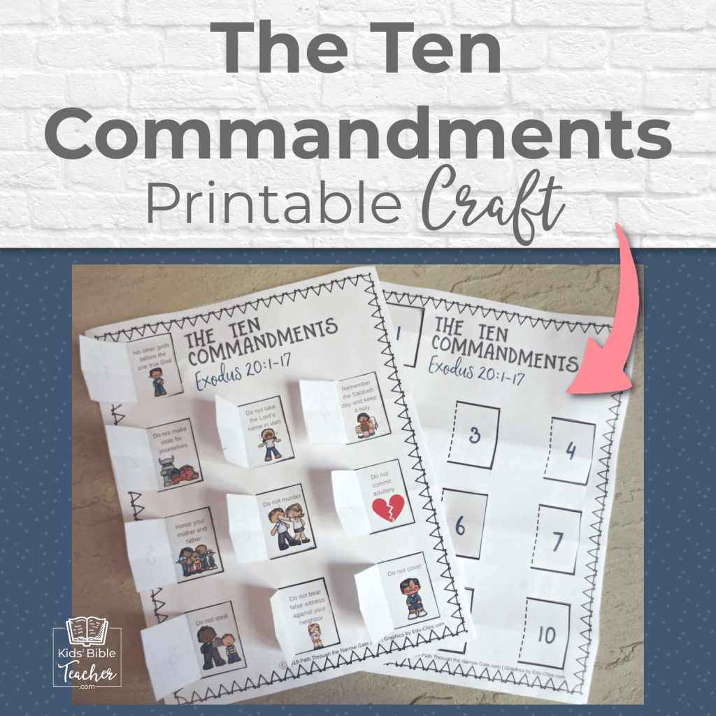 ten commandments for kids