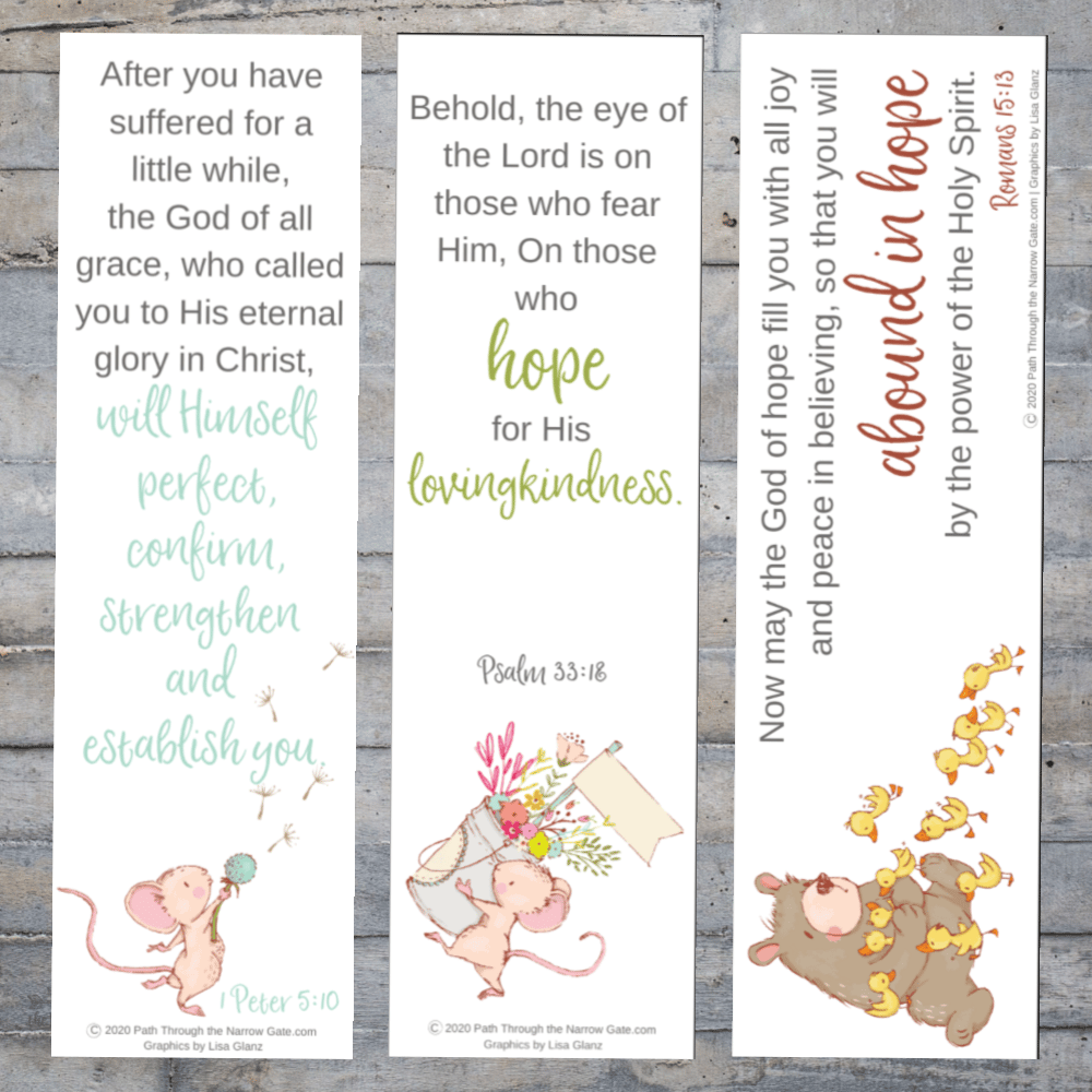These free printable Bible Verse Bookmarks are filled with God's promises - a perfect way to bring encouragement and hope to the people around you.