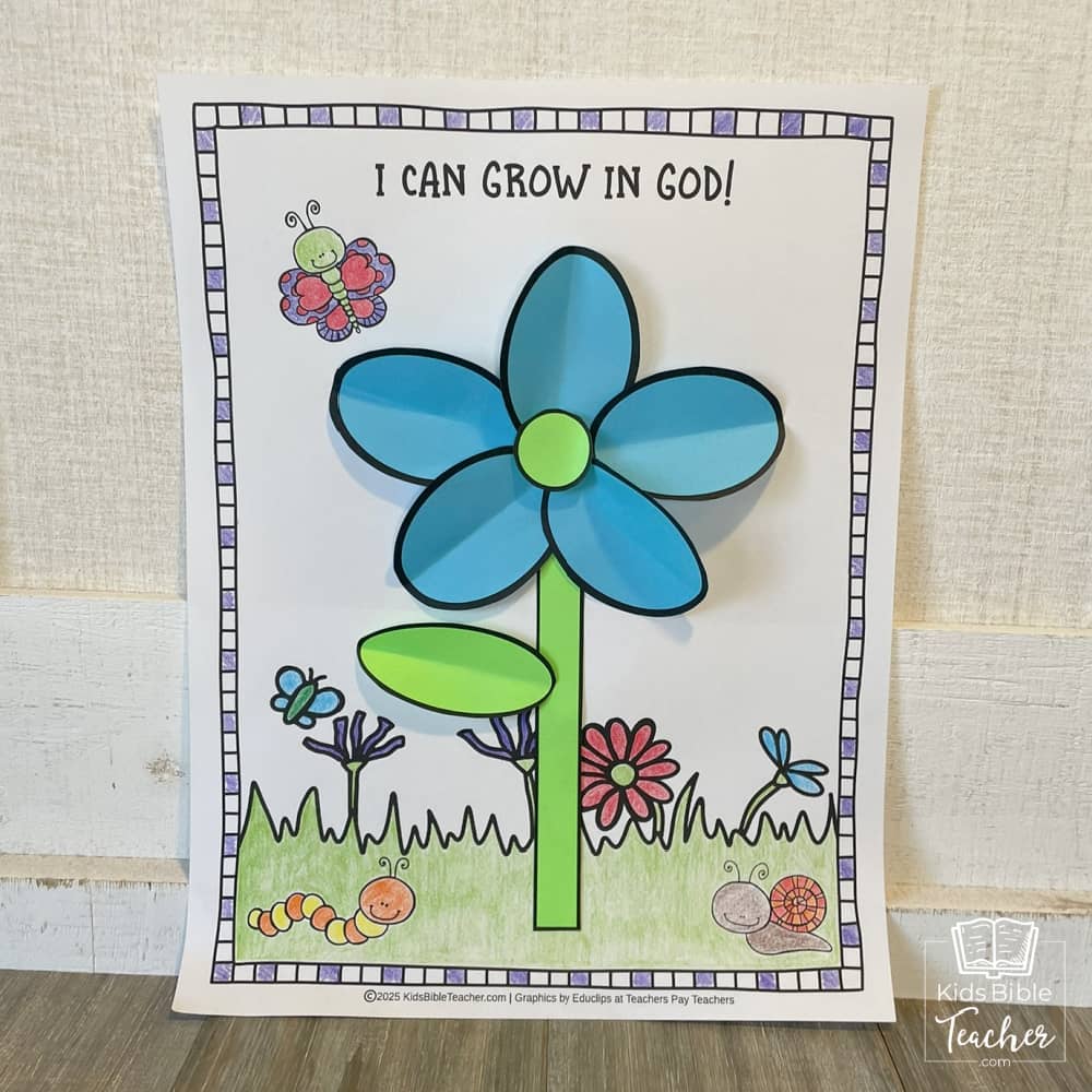 Bible Craft for Kids I Can Grow in God