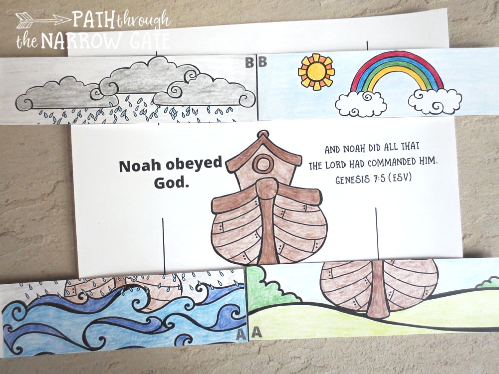 Digital Download Sunday School Craft Noahs Ark Craft Digital Download Kids  Crafts Noahs Ark Printable Activity 