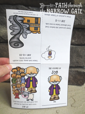 Printable Job Mini Book - Kids Bible Teacher