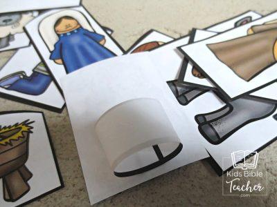 Printable Paper Nativity Scene - Kids Bible Teacher