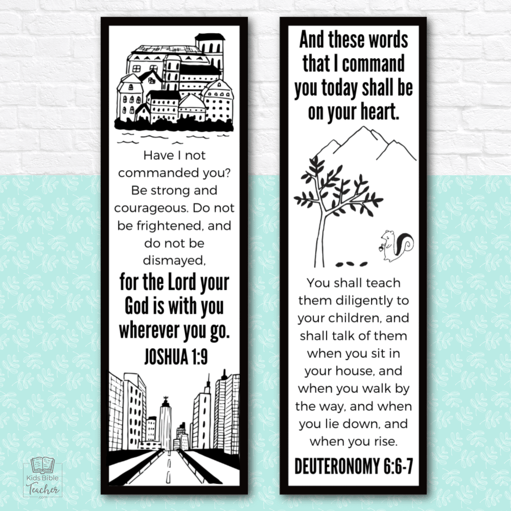 Help your kids celebrate their dads with these masculine Father’s Day Bookmarks, featuring Bible verses that dads will love!