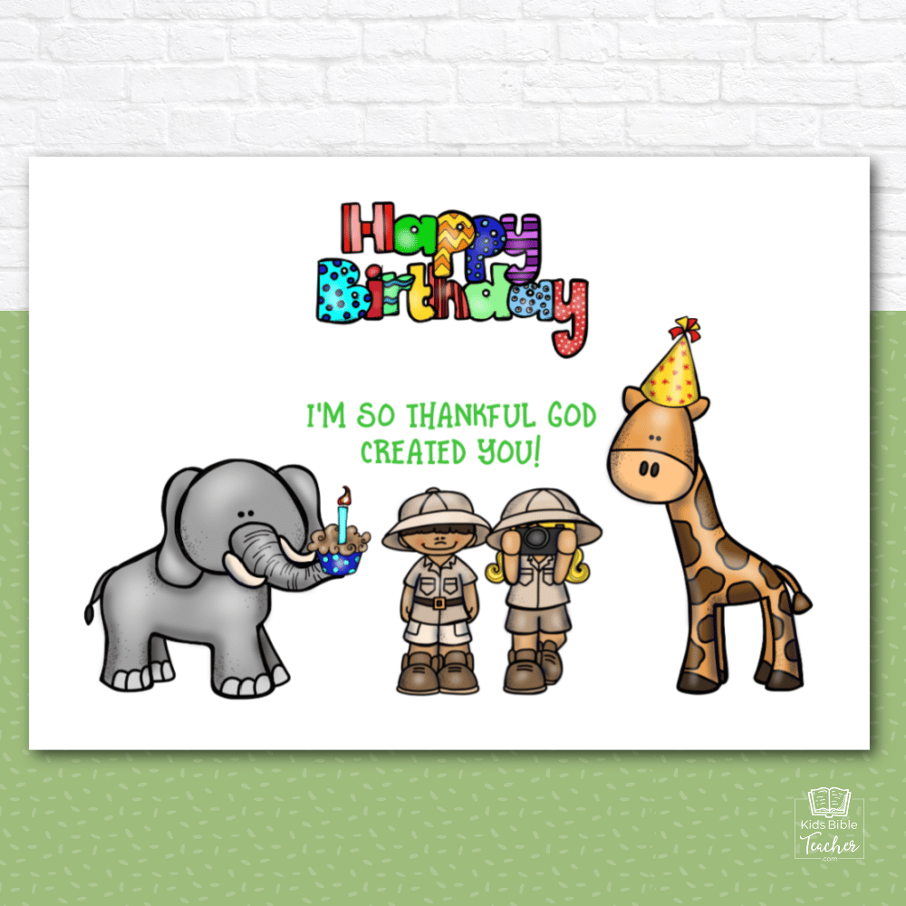 This free printable birthday card is a great way to show your kids how much you really care. Perfect to print and have on hand!