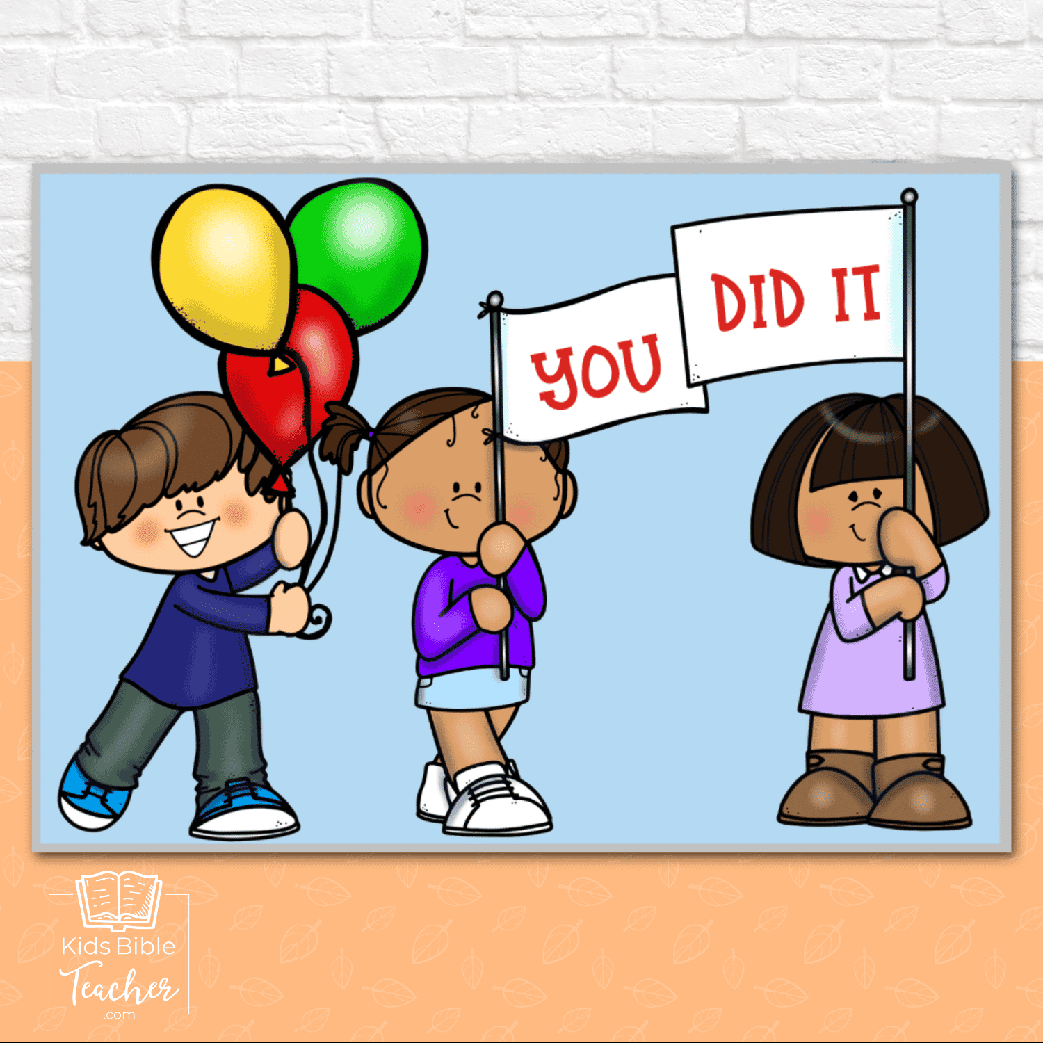 Free Printable Congratulations Card - Kids Bible Teacher