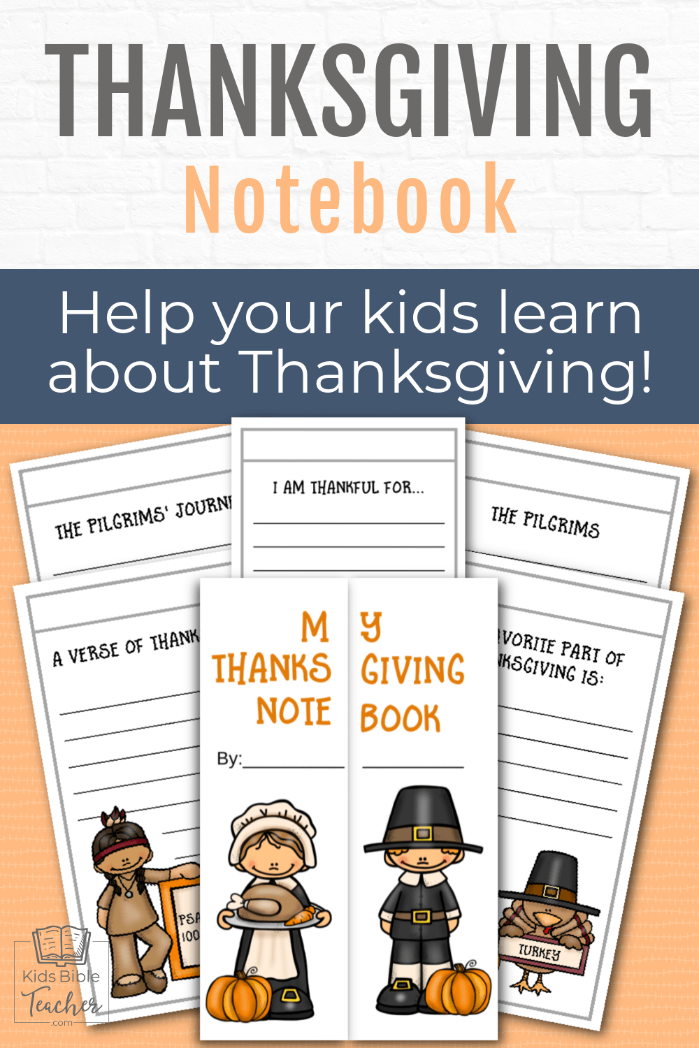 Thanksgiving Journal Pages Special Offer – Kids Bible Teacher