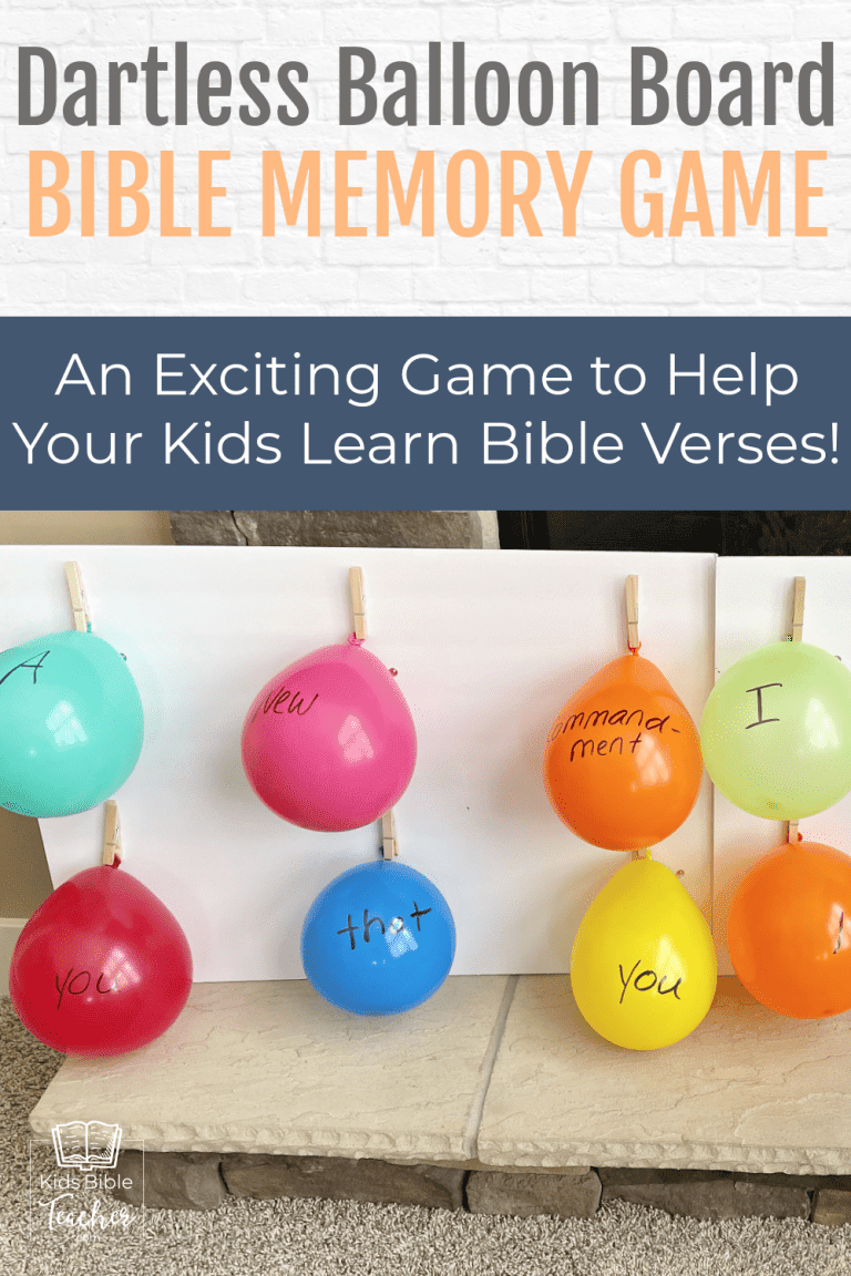 Bible Memory Activities - Kids Bible Teacher