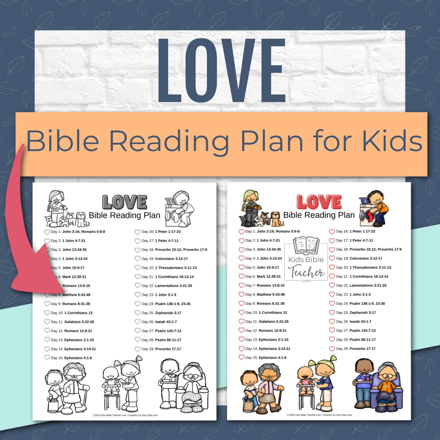 Love Bible Reading Plan for Kids