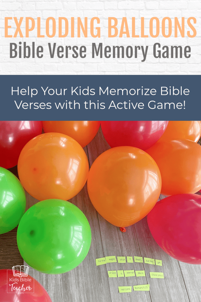 Bible Memory Activities - Kids Bible Teacher