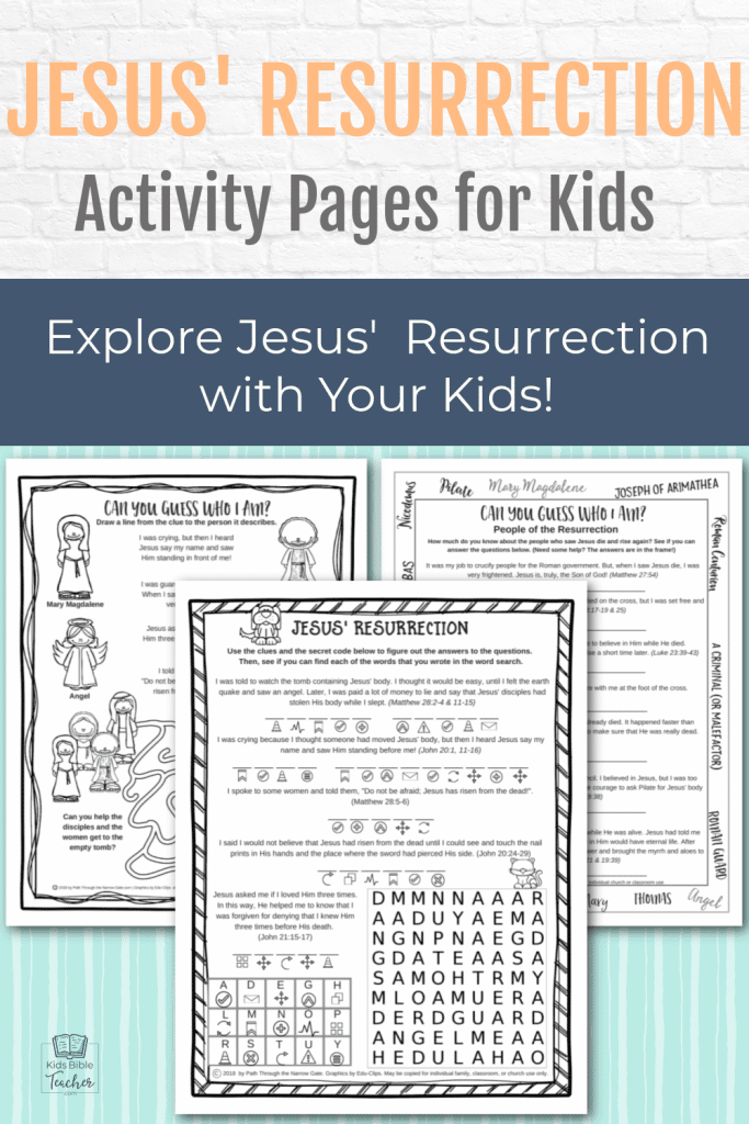 These Easter Activity Pages are perfect for Sunday School, classroom, or home use - and they come in three different levels. Featuring a maze, word search, secret code, and trivia questions, these sheets will be a guaranteed hit with your kids.