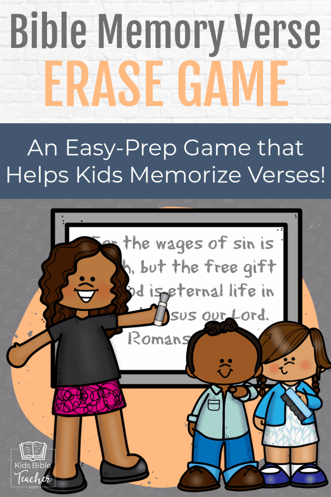 Help kids memorize Bible verses with this fun game that EVERY Bible teacher needs in their back pocket. Perfect to use with any Bible verse!