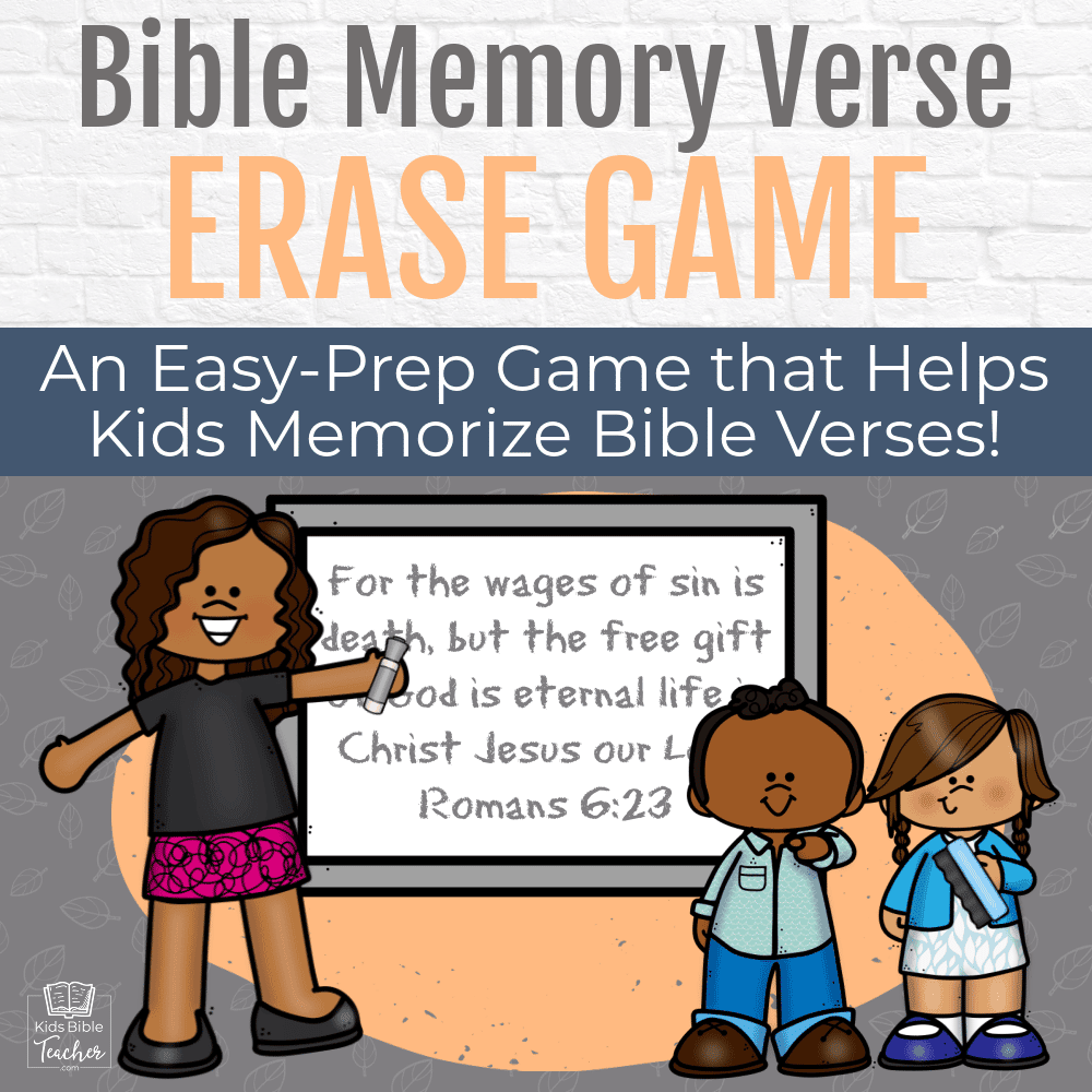 Help kids memorize Bible verses with this fun game that EVERY Bible teacher needs in their back pocket. Perfect to use with any Bible verse!