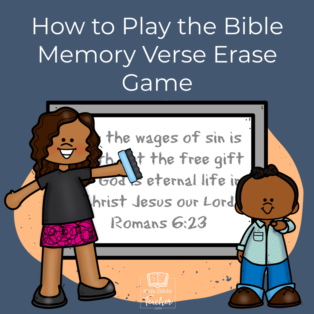 Help kids memorize Bible verses with this fun game that EVERY Bible teacher needs in their back pocket. Perfect to use with any Bible verse!