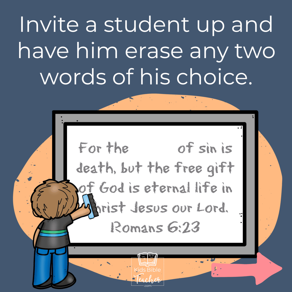 Help kids memorize Bible verses with this fun game that EVERY Bible teacher needs in their back pocket. Perfect to use with any Bible verse!
