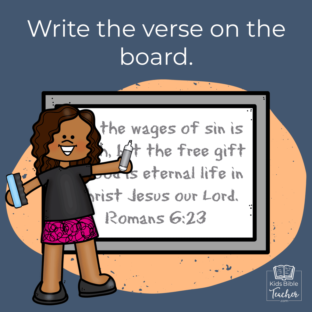 Help kids memorize Bible verses with this fun game that EVERY Bible teacher needs in their back pocket. Perfect to use with any Bible verse!