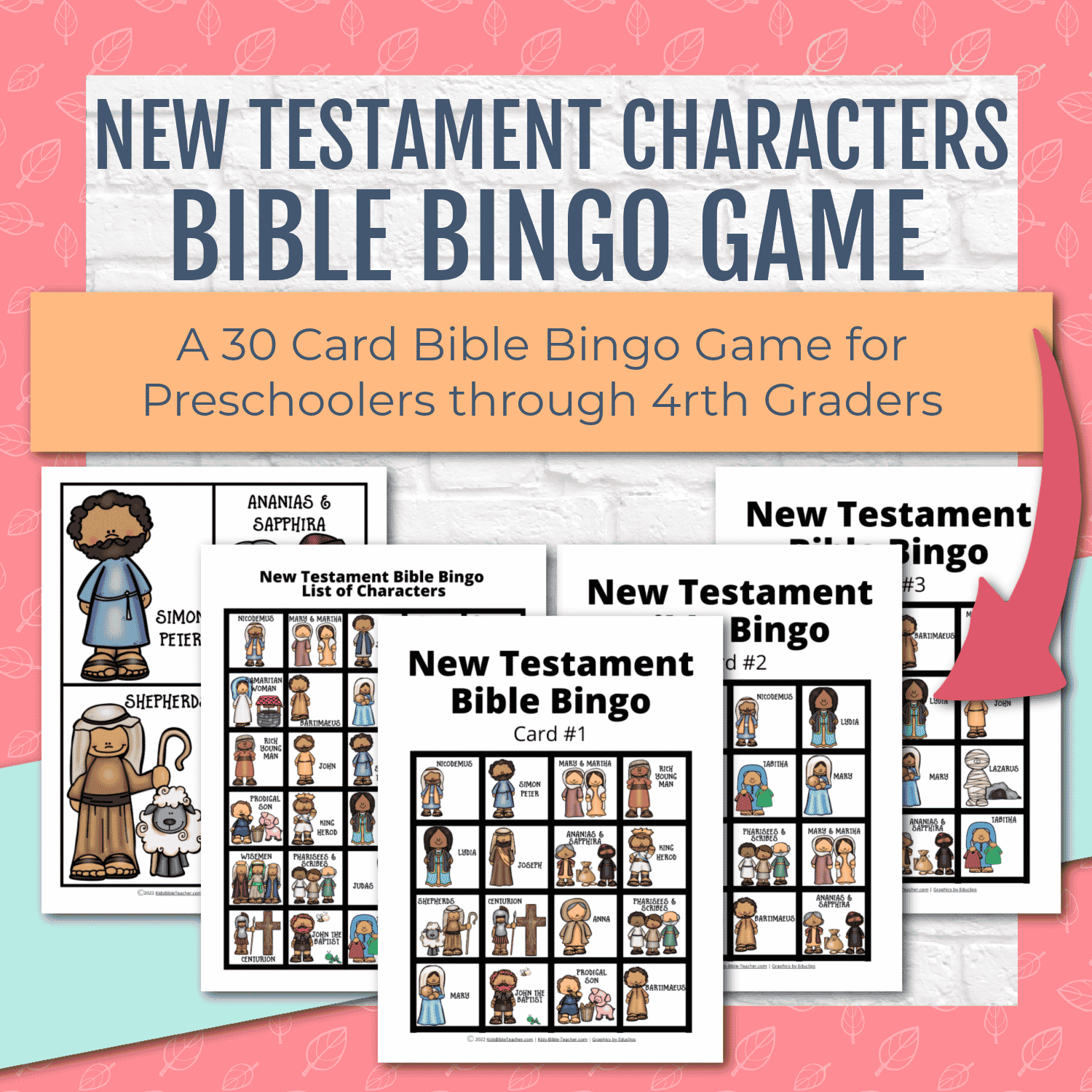 4 Bible Bingo Games Your Kids Will Love to Play - Kids Bible Teacher